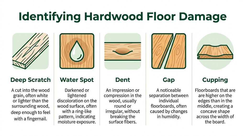 Repair Guide: Damage To Wood Floor In Richmond, VA
