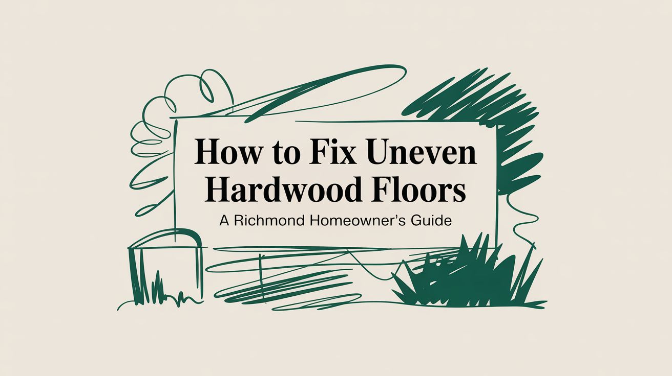 How to Fix Uneven Hardwood Floors: A Richmond Homeowner’s Guide